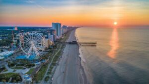 Myrtle Beach Skyline at Sunrise